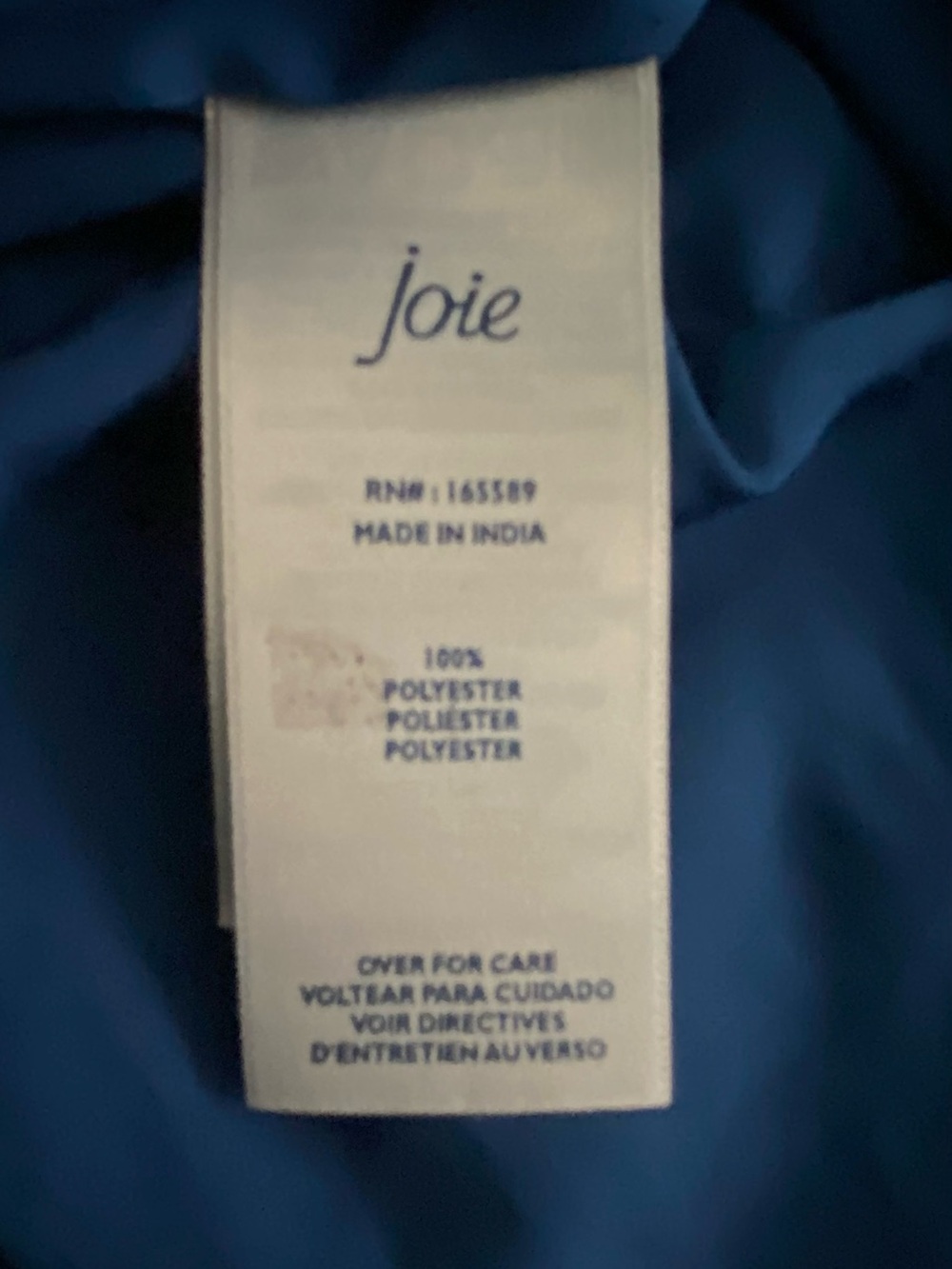 Joie Blue & White Flowy Boho-Chic/Peasant Style/Paisley Pattern Maxi Dress XXL - Picture 16 of 16